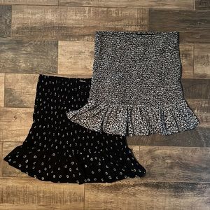 2 pair of Japna smocked skirts